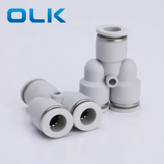 Py Union Y Push in Tube Fitting