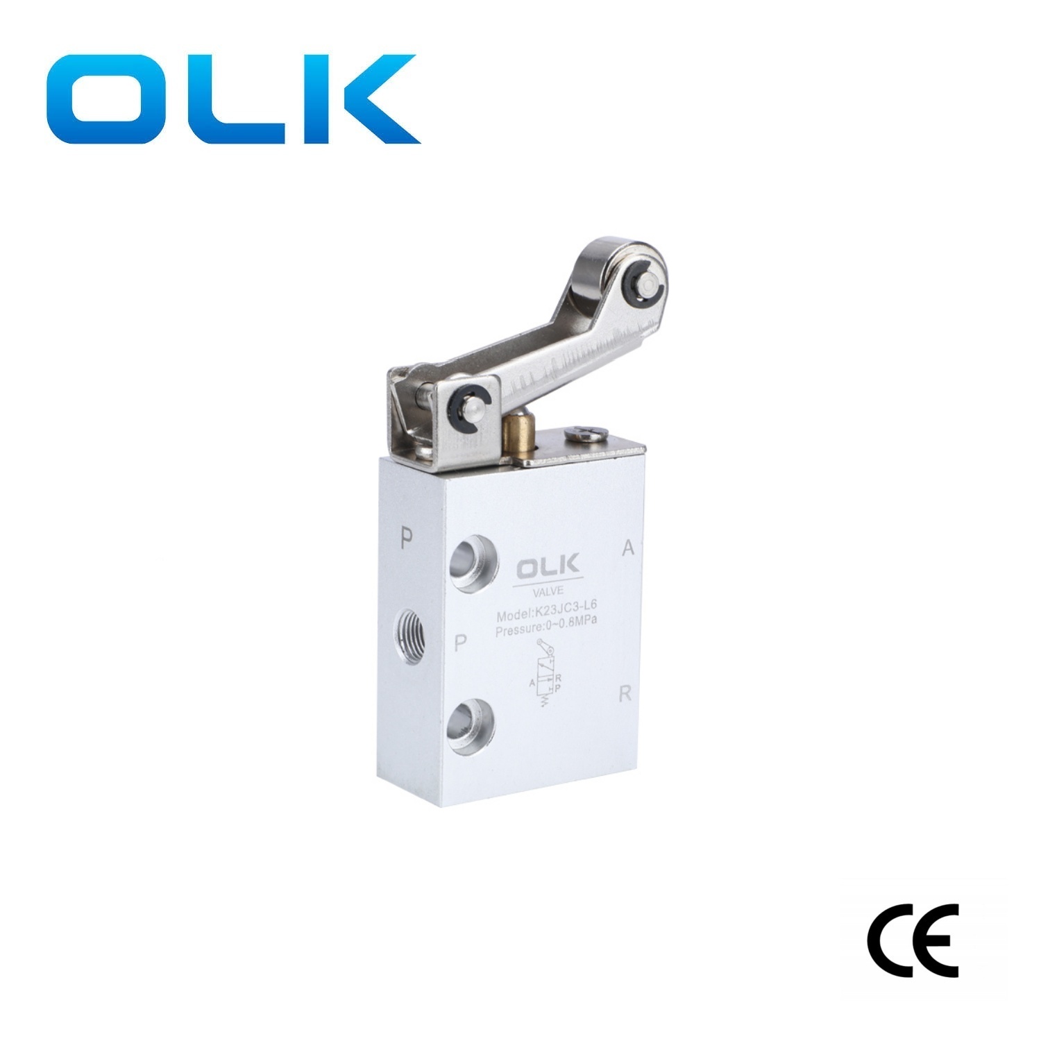 Injap mekanikal roller K23JC3-L6 3 cara