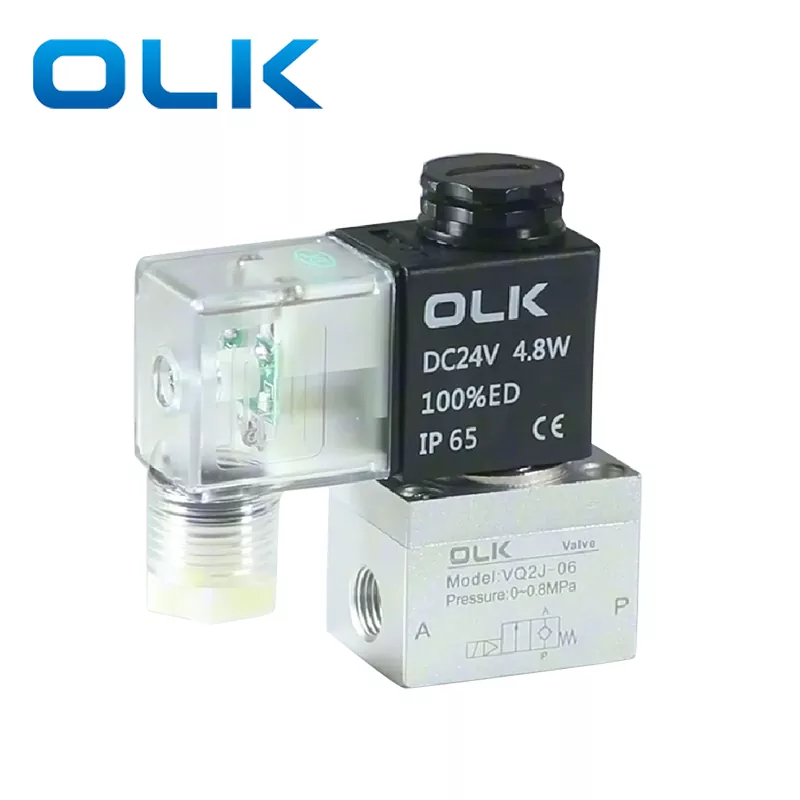 Juruterbang Siri VQ mengendalikan injap solenoid 2-arah